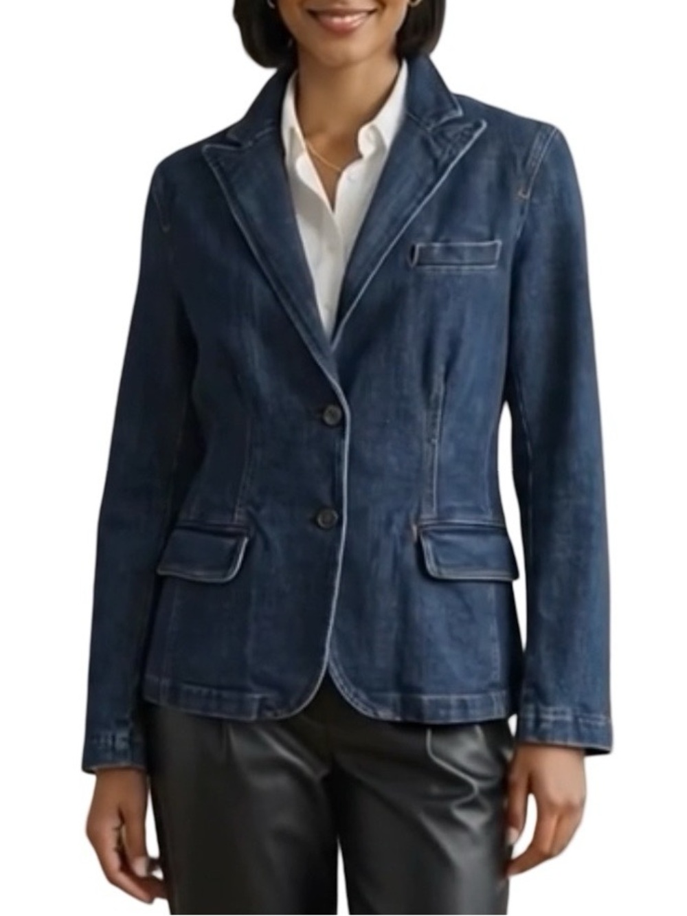 Ralph Lauren Women’s Jean Jacket Premium Denim Blazer M